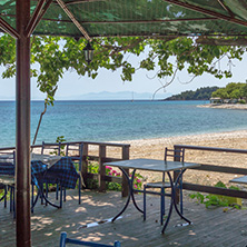 beach of town of Poros, Kefalonia, Ionian Islands, Greece