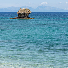 Rocks in the water of Limenia Beach, Kefalonia, Ionian Islands, Greece