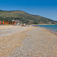 Panorama of Scala beach in Kefalonia, Ionian Islands, Greece