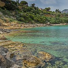 Amazing panorama of Pesada beach, Kefalonia, Ionian islands, Greece