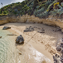 Amazing panorama of Pesada beach, Kefalonia, Ionian islands, Greece