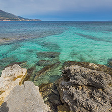 Amazing panorama of Pesada beach, Kefalonia, Ionian islands, Greece