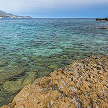 Amazing panorama of Pesada beach, Kefalonia, Ionian islands, Greece