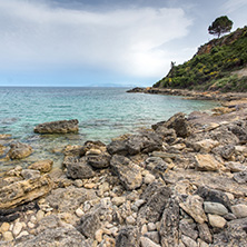 Amazing panorama of Pesada beach, Kefalonia, Ionian islands, Greece