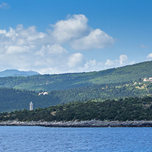 FISKARDO, KEFALONIA, GREECE - MAY 25, 2015: Panoramic view of Fiskardo village, Kefalonia, Ionian islands, Greece