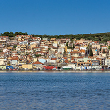 ARGOSTOLI, KEFALONIA, GREECE - MAY 26, 2015: Panorama to Argostoli town, Kefalonia, Ionian islands, Greece