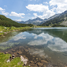 Amazing Landscape with Muratovo Lake and Banderishki Chukar Peak, Pirin Mountain, Bulgaria