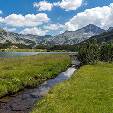 Amazing Landscape with Muratovo Lake and Banderishki Chukar Peak, Pirin Mountain, Bulgaria