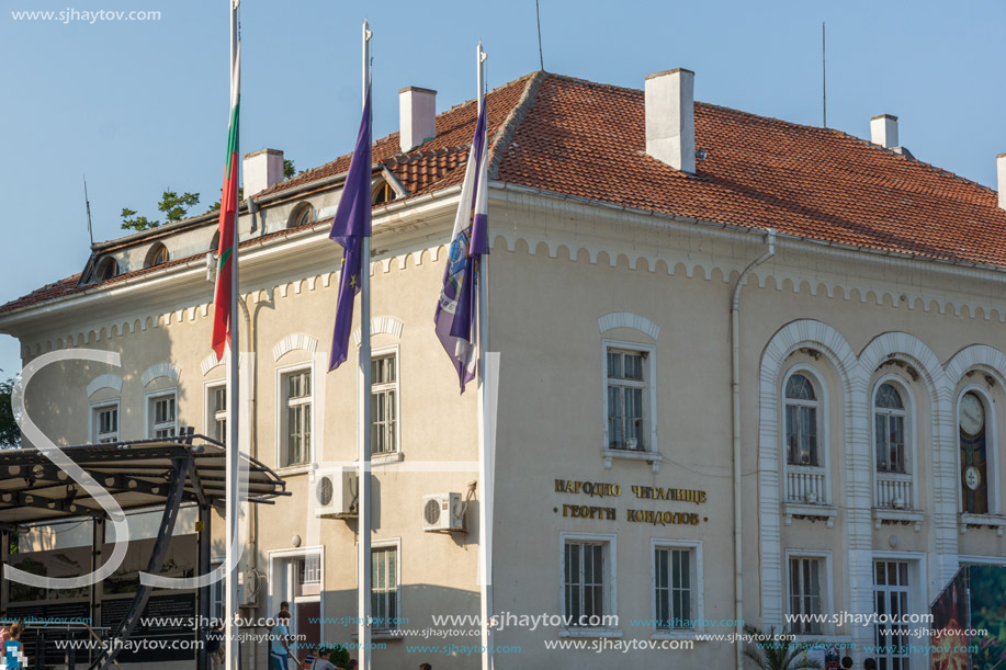 TSAREVO, BULGARIA - JUNE 29, 2013:  Center of town of Tsarevo, Burgas Region, Bulgaria