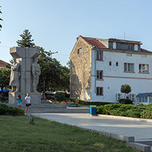 TSAREVO, BULGARIA - JUNE 29, 2013:  Center of town of Tsarevo, Burgas Region, Bulgaria