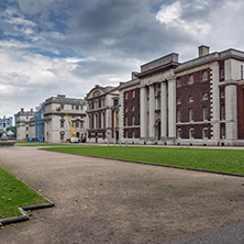 LONDON, ENGLAND - JUNE 17, 2016: National Maritime Museum in Greenwich, London, England, Great Britain