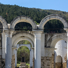 Ruins of Round (Golden) Church  of St. John near The capital city of the First Bulgarian Empire Great Preslav (Veliki Preslav), Bulgaria