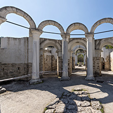 Ruins of Round (Golden) Church  of St. John near The capital city of the First Bulgarian Empire Great Preslav (Veliki Preslav), Bulgaria