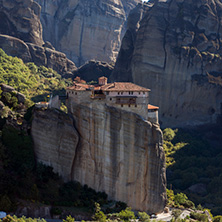 Orthodox Monastery of Rousanou in Meteora, Thessaly, Greece