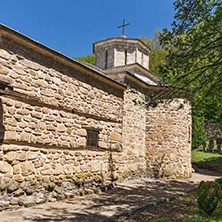 Panoramic view of Medieval Temski monastery St. George, Pirot Region, Republic of Serbia