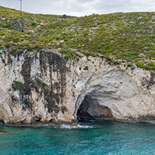 Amazing Panorama of Limnionas beach at Zakynthos island, Greece