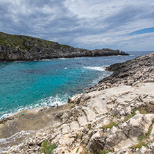 Amazing Panorama of Limnionas beach at Zakynthos island, Greece