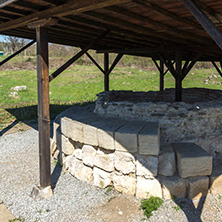 Ruins of The capital of the First  Bulgarian Empire medieval stronghold Great Preslav (Veliki Preslav), Shumen Region, Bulgaria