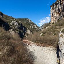 Amazing landscape of Vikos gorge and Pindus Mountains, Zagori, Epirus, Greece