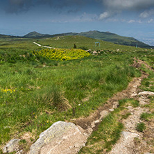 Landscape with hills of Vitosha Mountain, Sofia City Region, Bulgaria