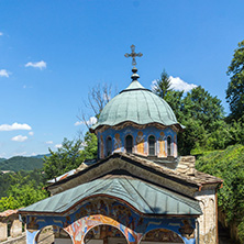 Buildings of the nineteenth century in Sokolski Monastery Holy Mother"s Assumption, Gabrovo region, Bulgaria