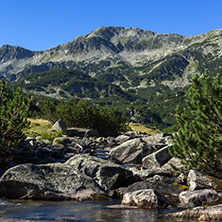 Amazing landscape of Banderitsa river, Pirin Mountain, Bulgaria