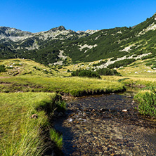 Amazing landscape of Banderitsa river, Pirin Mountain, Bulgaria