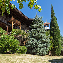 Buildings in medieval Rozhen Monastery of the Nativity of the Mother of God, Blagoevgrad region, Bulgaria