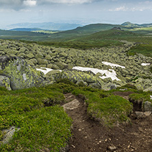 Amazing Panorama of Vitosha Mountain near Cherni Vrah Peak, Sofia City Region, Bulgaria