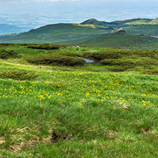 Amazing Panorama of Vitosha Mountain near Cherni Vrah Peak, Sofia City Region, Bulgaria