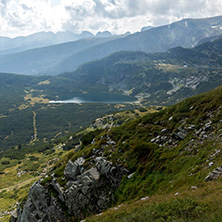 Summer Landscape of Rila Mountan near The Seven Rila Lakes, Bulgaria