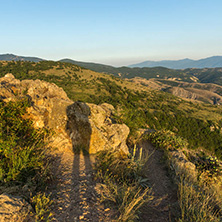 Sunset landscape of Osogovo Mountain, Probistip region, Republic of Macedonia