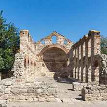 Ruins of Ancient Church of Saint Sophia in the town of Nessebar, Burgas Region, Bulgaria
