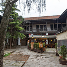 SKOPJE, REPUBLIC OF MACEDONIA - FEBRUARY 24, 2018: Old Bazaar (Old Market) in city of Skopje, Republic of Macedonia