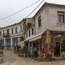 SKOPJE, REPUBLIC OF MACEDONIA - FEBRUARY 24, 2018: Old Bazaar (Old Market) in city of Skopje, Republic of Macedonia