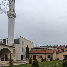 SKOPJE, REPUBLIC OF MACEDONIA - FEBRUARY 24, 2018: Mosque in old town of city of Skopje, Republic of Macedonia