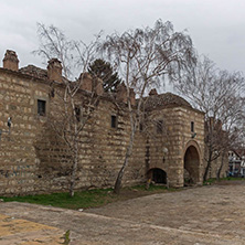 SKOPJE, REPUBLIC OF MACEDONIA - FEBRUARY 24, 2018: Ruins of Kurshumli An in old town of city of Skopje, Republic of Macedonia