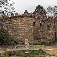 SKOPJE, REPUBLIC OF MACEDONIA - FEBRUARY 24, 2018: Ruins of Kurshumli An in old town of city of Skopje, Republic of Macedonia