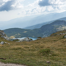 Panoramic view of The Lower Lake, Rila Mountain, The Seven Rila Lakes, Bulgaria