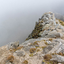 Amazing panoramic view from Musala peak, Rila mountain, Bulgaria