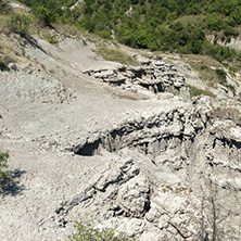 Rock formation The Stone Dolls of Kuklica near town of Kratovo, Republic of Macedonia