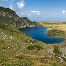 Summer view of The Kidney Lake, Rila Mountain, The Seven Rila Lakes, Bulgaria