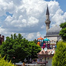 EDIRNE, TURKEY - MAY 26, 2018: Ayshe Kadın Cami Mosque in city of Edirne,  East Thrace, Turkey