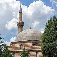 EDIRNE, TURKEY - MAY 26, 2018: Defterdar Mustafa Pasha Mosque in city of Edirne,  East Thrace, Turkey