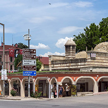 EDIRNE, TURKEY - MAY 26, 2018: Typical street in the center of city of Edirne,  East Thrace, Turkey