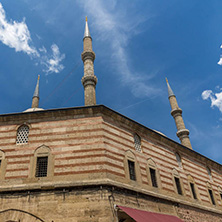 EDIRNE, TURKEY - MAY 26, 2018: Built by architect Mimar Sinan between 1569 and 1575 Selimiye Mosque  in city of Edirne,  East Thrace, Turkey