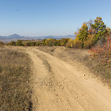 Amazing Autumn landscape of Cherna Gora (Monte Negro) mountain, Pernik Region, Bulgaria