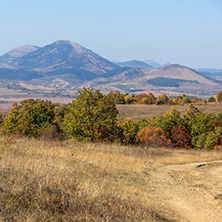 Amazing Autumn landscape of Cherna Gora (Monte Negro) mountain, Pernik Region, Bulgaria