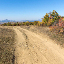 Amazing Autumn landscape of Cherna Gora (Monte Negro) mountain, Pernik Region, Bulgaria